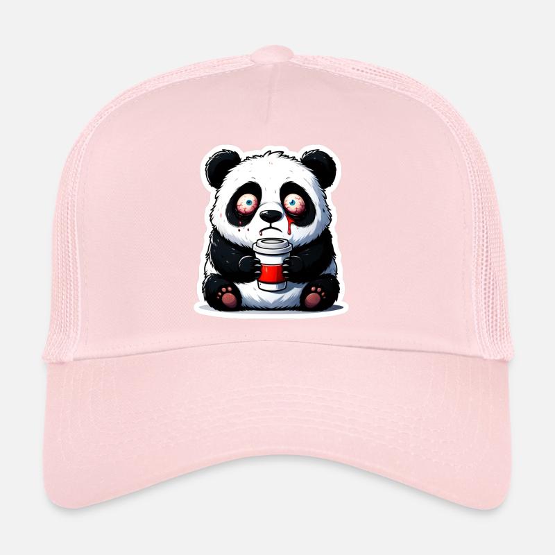 Caffeine Panda Trucker Cap