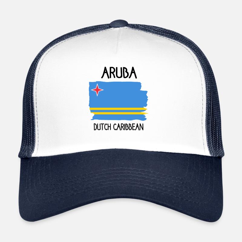 Drapeau d’Aruba - Caraïbes néerlandaises - Caraïbes Casquette trucker 