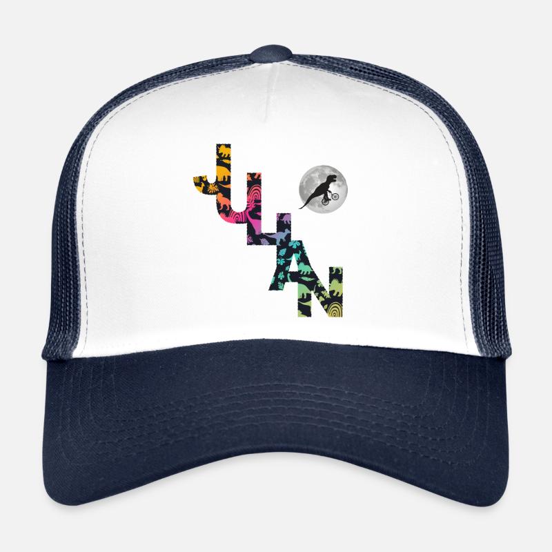 JULIAN - Beautiful boy name with dinosaur Trucker Cap