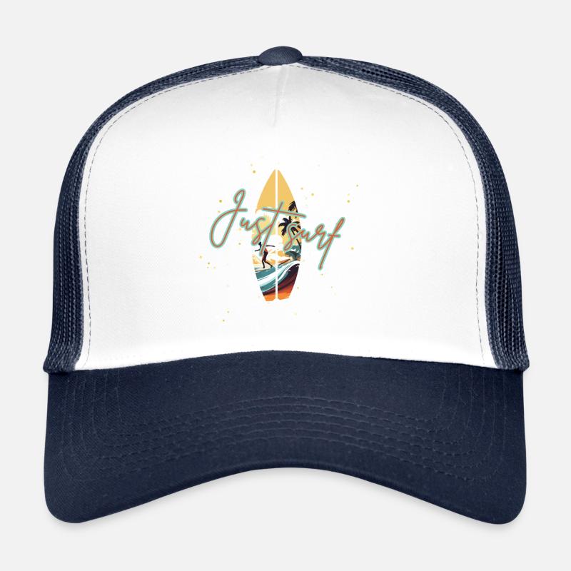 Surfer Sunset Design Trucker Cap
