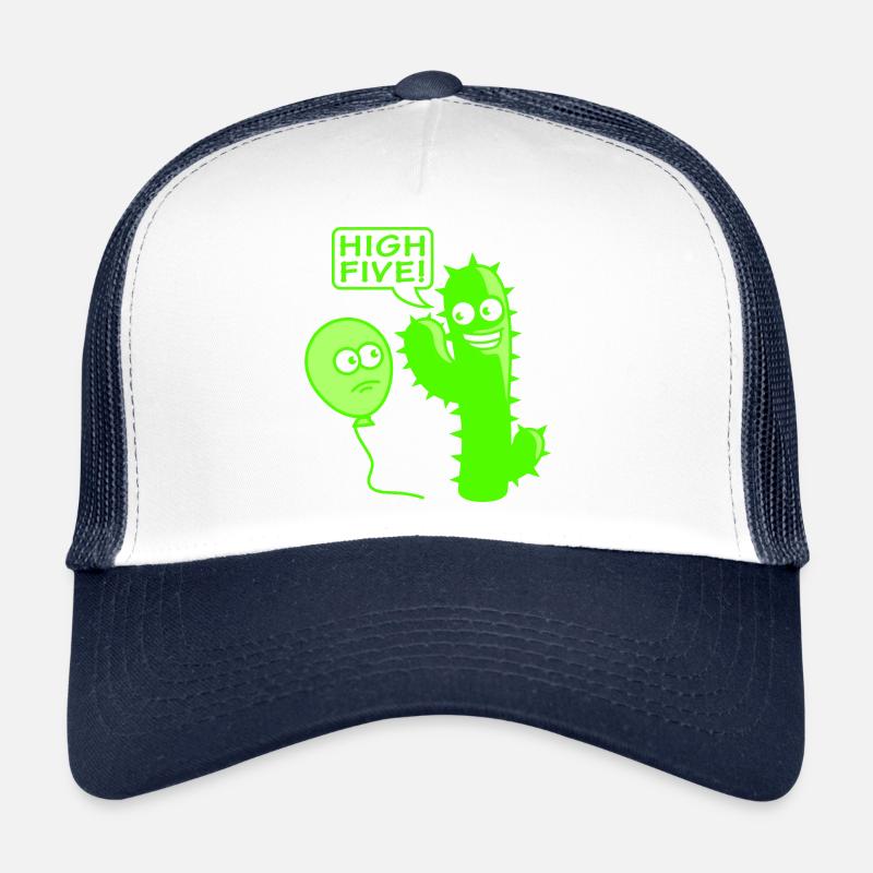 Cactus ballon High Five salutation pointes Fun Casquette trucker 