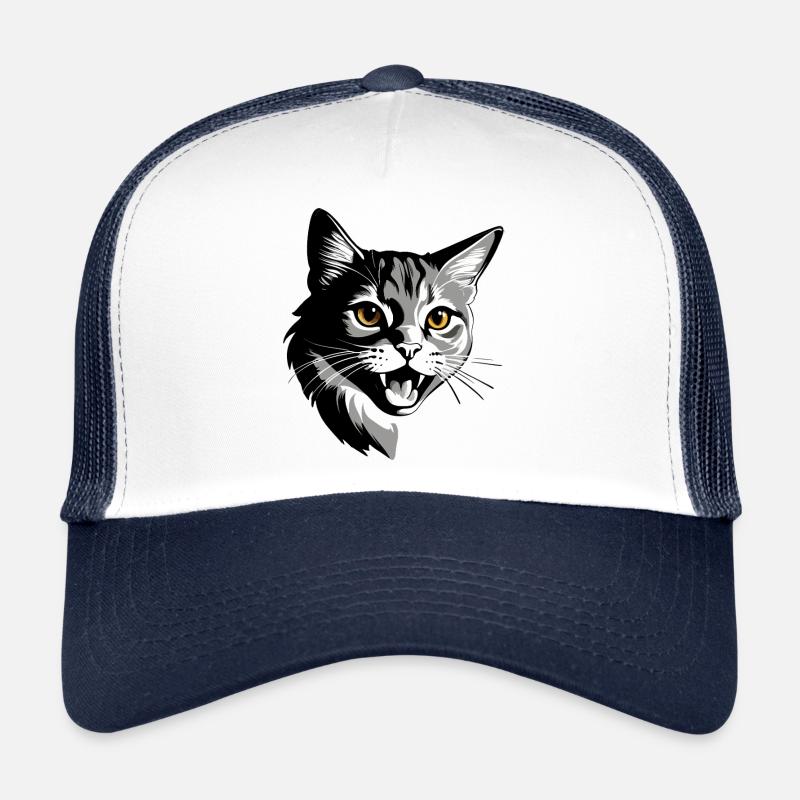 Chat mignon - Conception de chat de compagnie Casquette trucker 