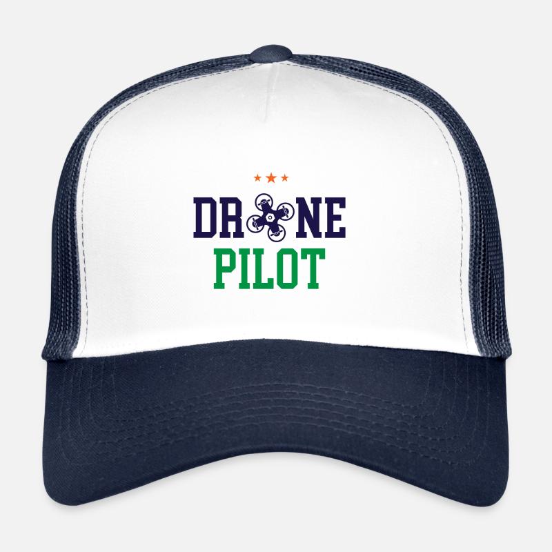 Drohnen-Pilot - Trucker Cap - Weiß/Navy