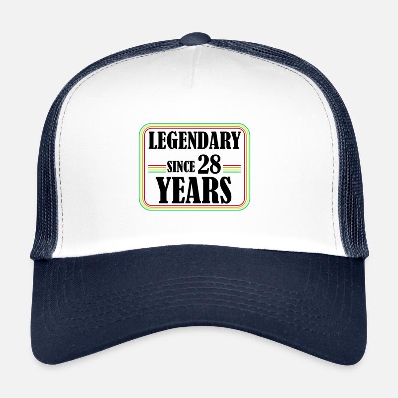Legendary for 28 Years, 28 Birthday, Finally 28 Trucker Cap