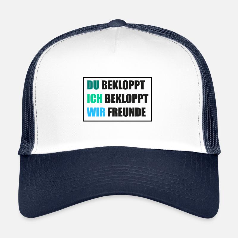 Lustig Bekloppt Freunde Kollegen Spruch Geschenk Trucker Cap