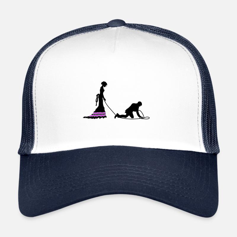 Laisse de mariage jeunes mariés Casquette trucker 