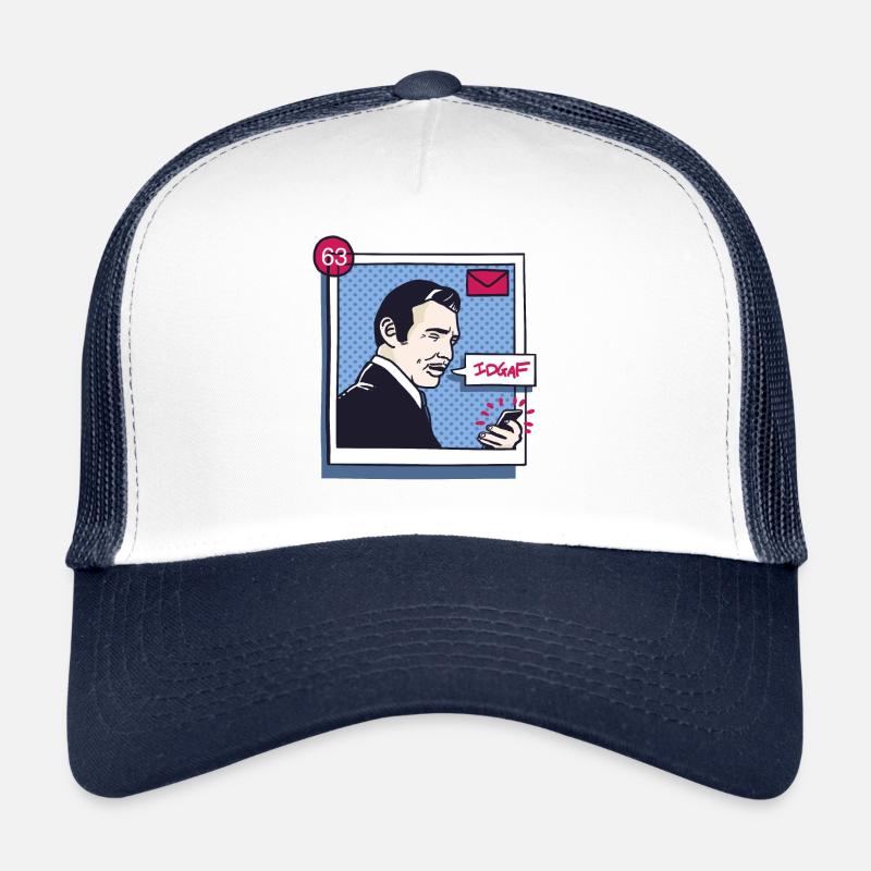 Ehrlich Mein E-Mail-Server - Trucker Cap - Weiß/Navy