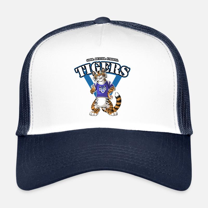 Team TIGERS Bleu Casquette trucker 
