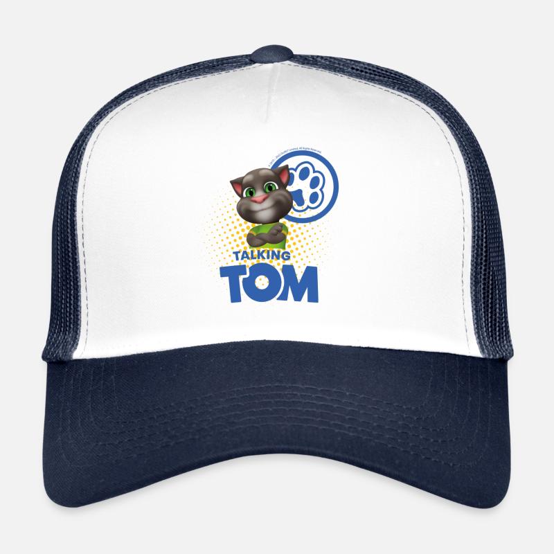 Talking Tom Logo Paw Trucker Cap