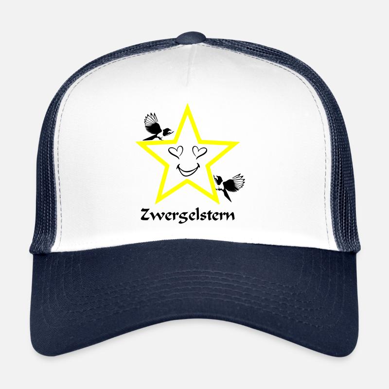 Zwergelstern - Trucker Cap - Weiß/Navy