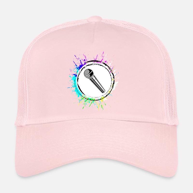 Microphone Icon Trucker Cap
