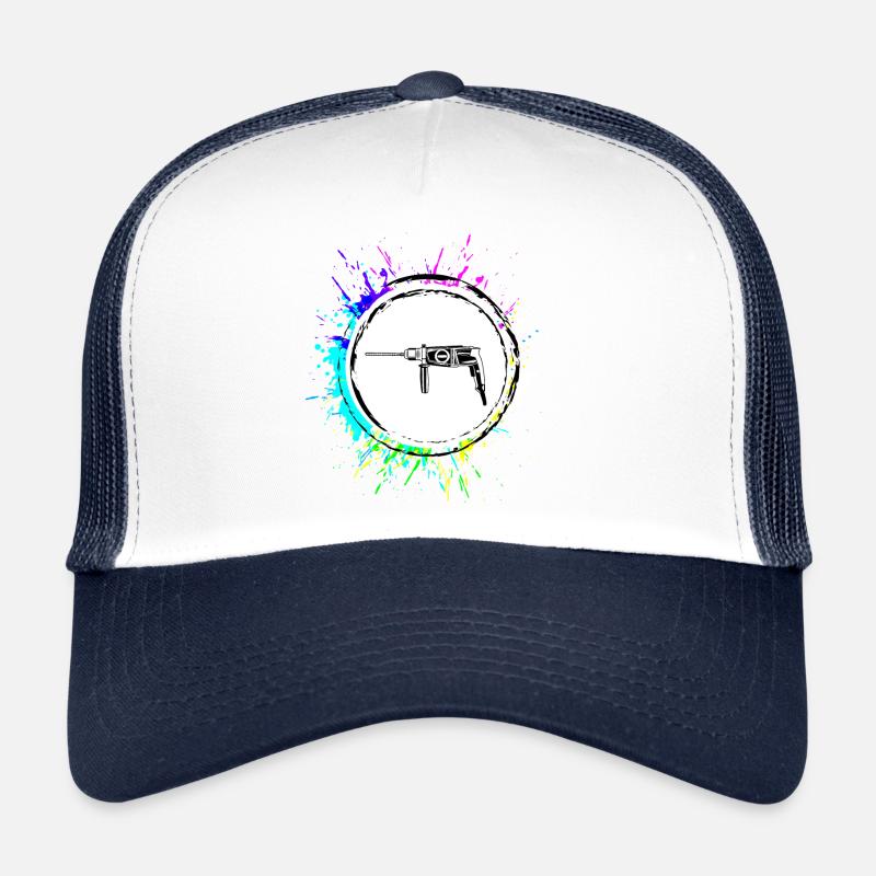Outil d’icône de forage Casquette trucker 