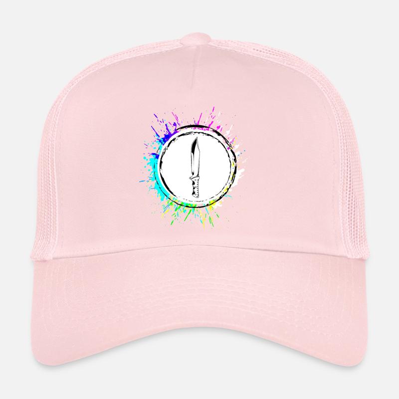Symbole de l’icône du couteau Casquette trucker 
