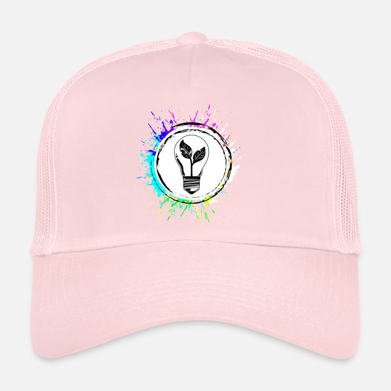 Énergie du symbole de l’ampoule Casquette trucker 