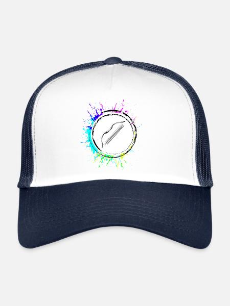 Bow and Arrow Sports - Trucker Cap - white/navy - Front