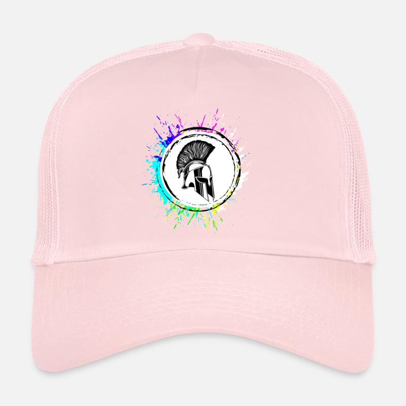 Guerrier au casque spartiate Casquette trucker 