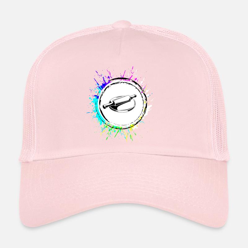 Kitchen Roll Baking Rolling Pin Colorful Trucker Cap