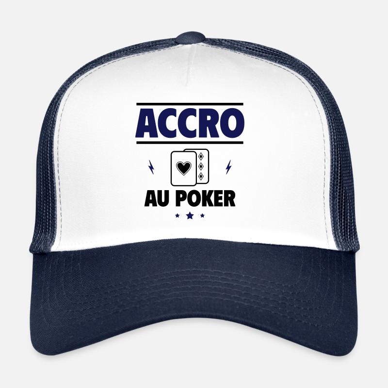 Accro au poker Casquette trucker 