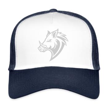 Frankenwaldshirts - Wildsau - Trucker Cap - Weiß/Navy - Vorne