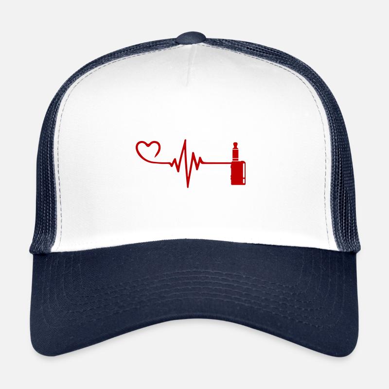 E-Cigarette Pulse Coeur Amour Casquette trucker 