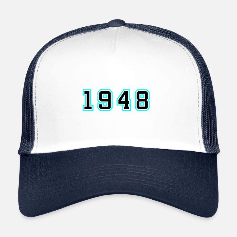 1948 Année Anniversaire Casquette trucker 