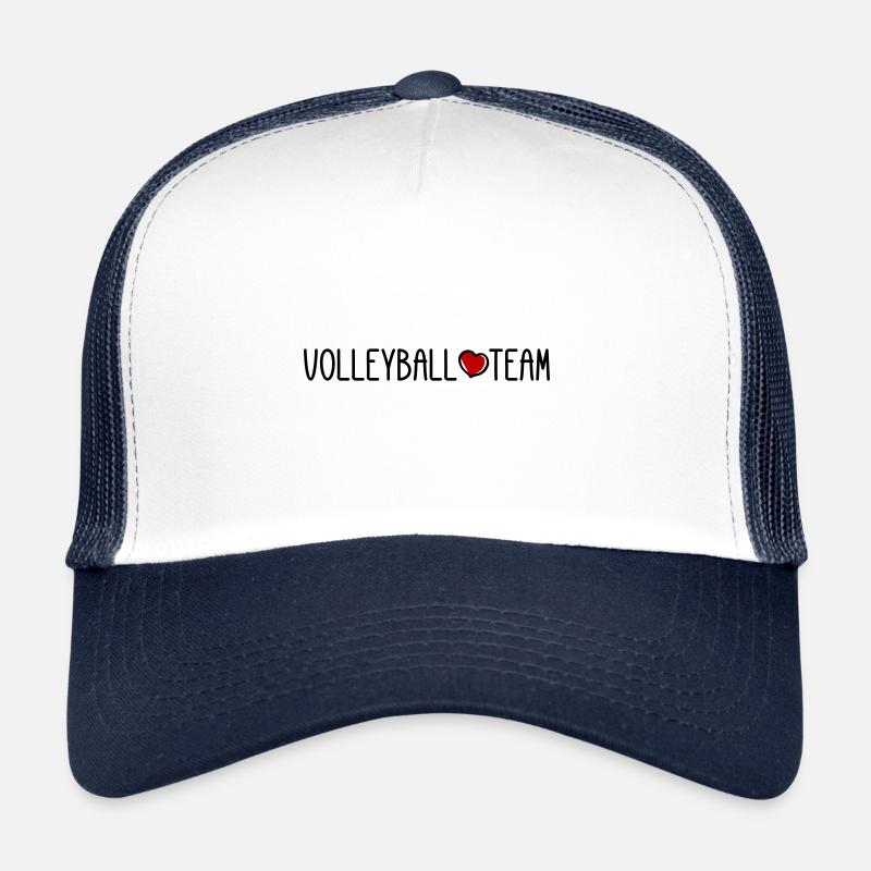 Volleyball Team - Trucker Cap - Weiß/Navy