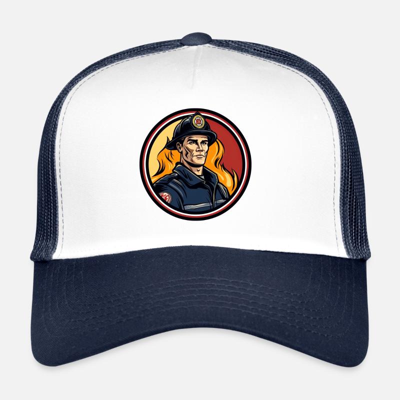 Fire Brigade Firefighter Trucker Cap