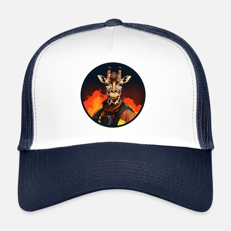 Brigade de pompiers girafe Casquette trucker 