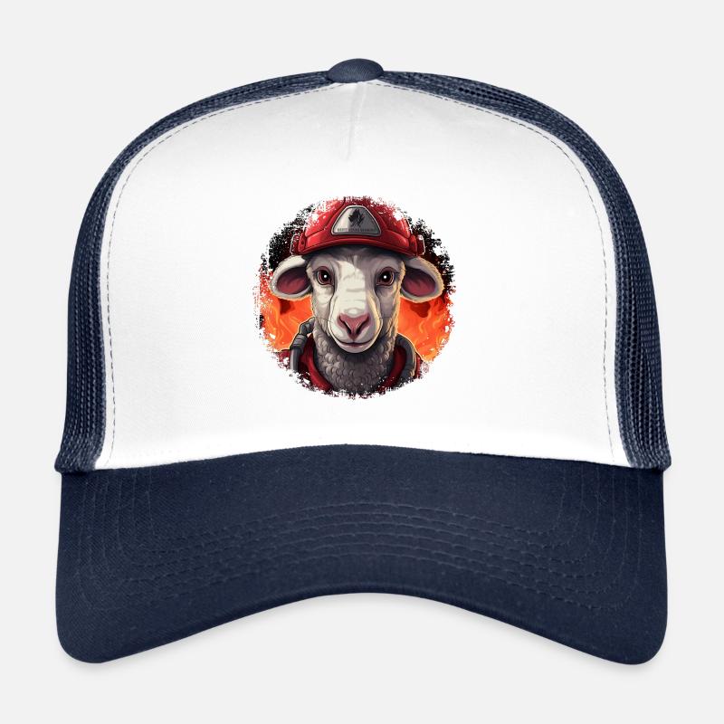 Sheep Fire Brigade Trucker Cap