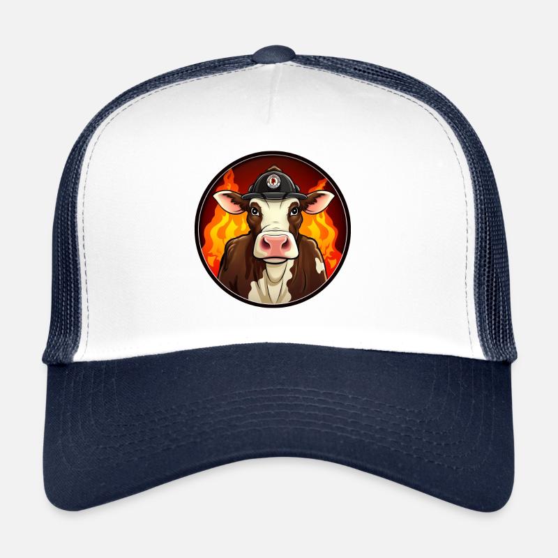 Fire Brigade Cow Trucker Cap