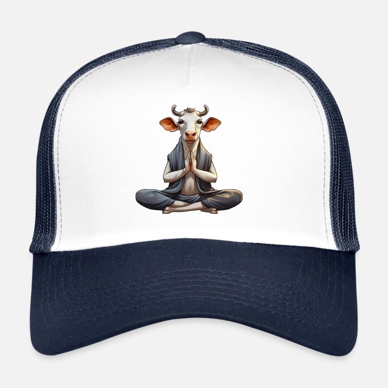 Yoga Cow Trucker Cap