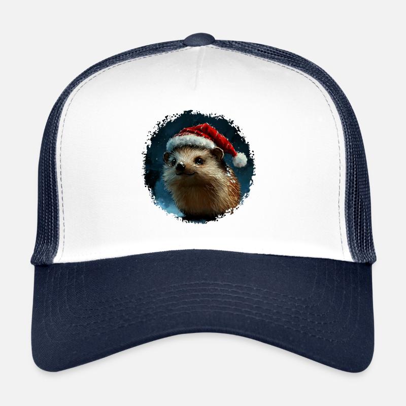 Weihnachten Igel Trucker Cap