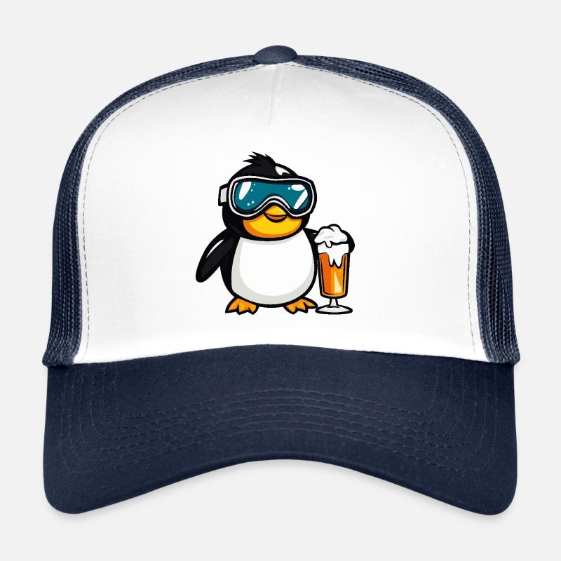 Penguin après-ski beer Trucker Cap