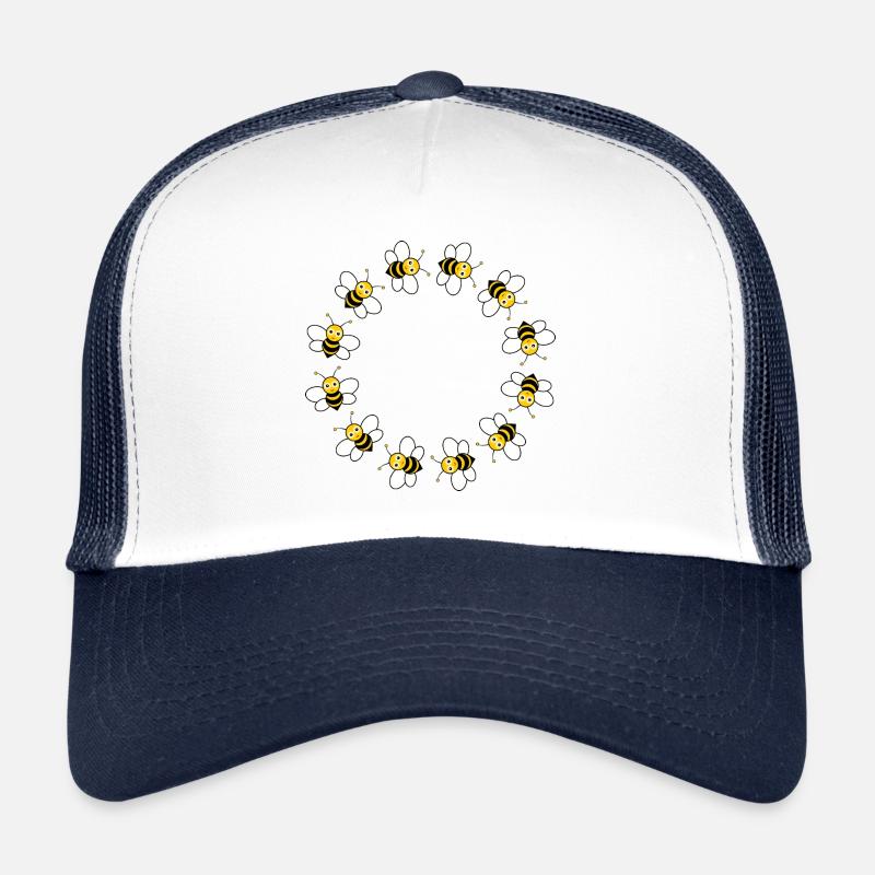 Les abeilles en cercle Casquette trucker 