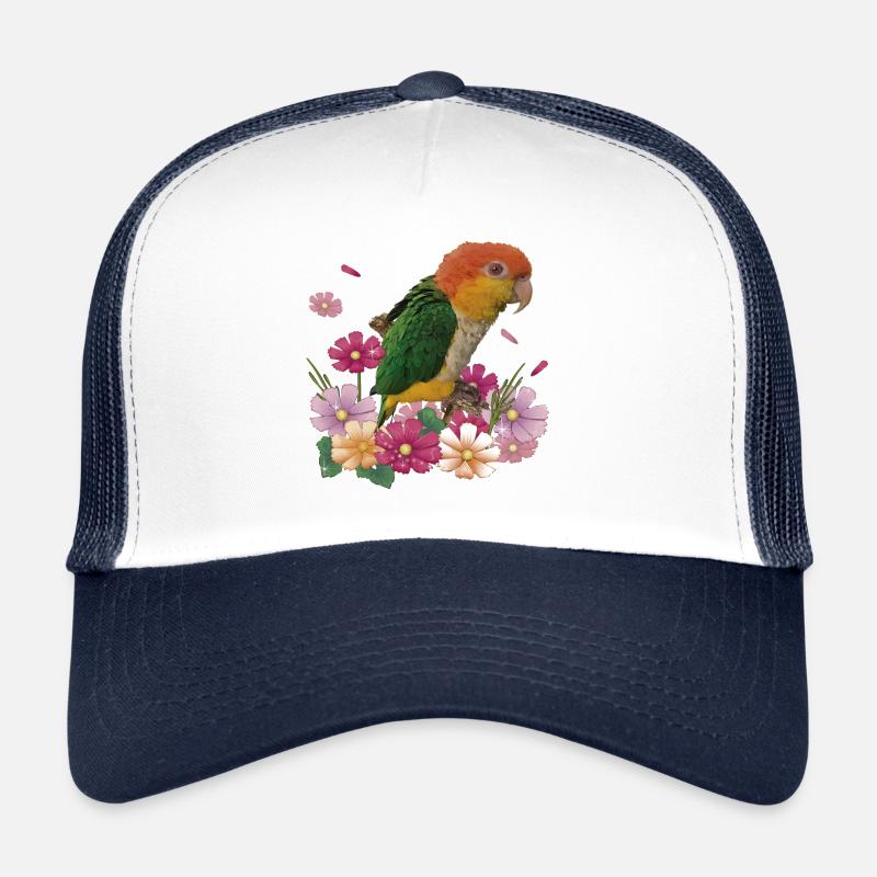 Le caïque à tête orange Casquette trucker 