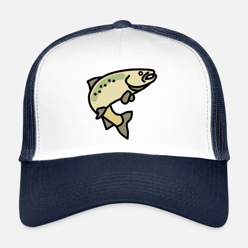 Saumon sauteur Casquette trucker 