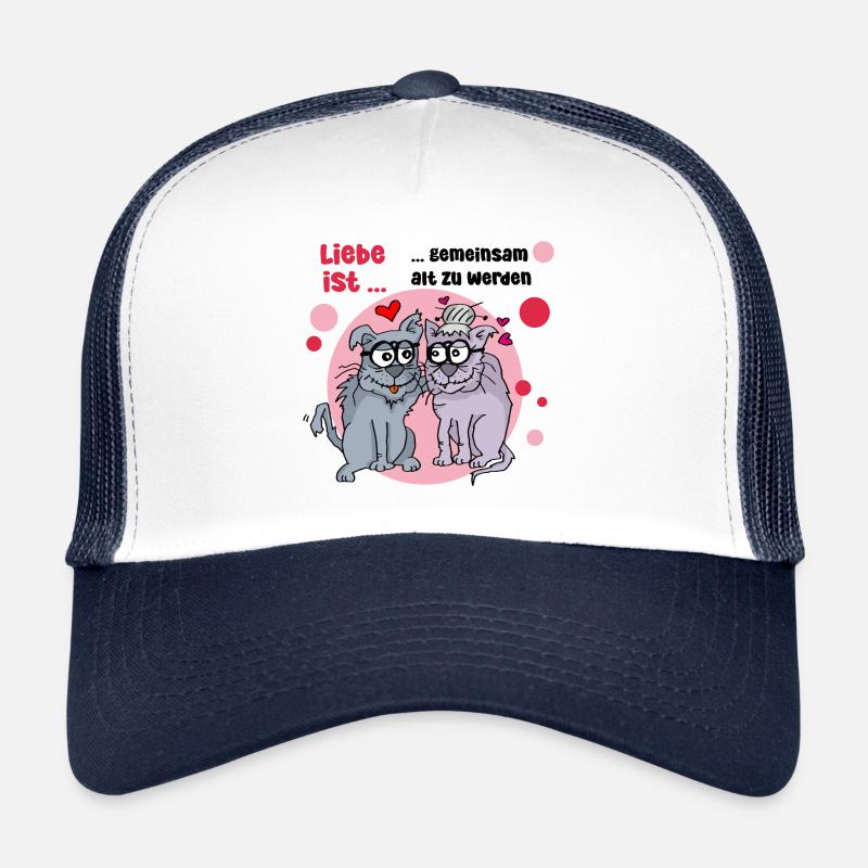 Liebe ist ... gemeinsam alt zu werden Trucker Cap