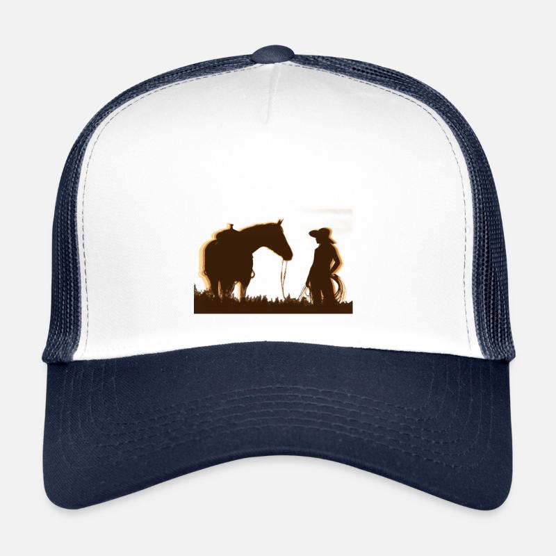 Fille occidentale Casquette trucker 