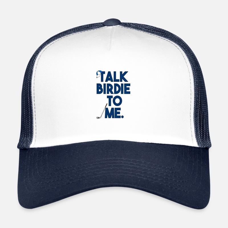 Golf Sport Hobby Professeur de golf Handicap Gift - Casquette trucker  - blanc/marine