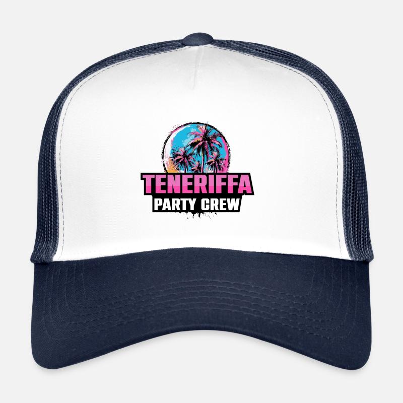 Teneriffa Party Crew Urlaub Spruch Trucker Cap