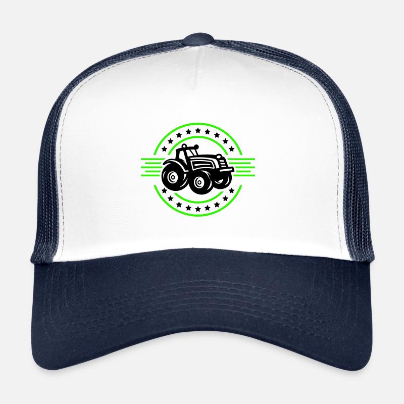 Traktor Landwirt Silhouette Farmer Trucker Cap