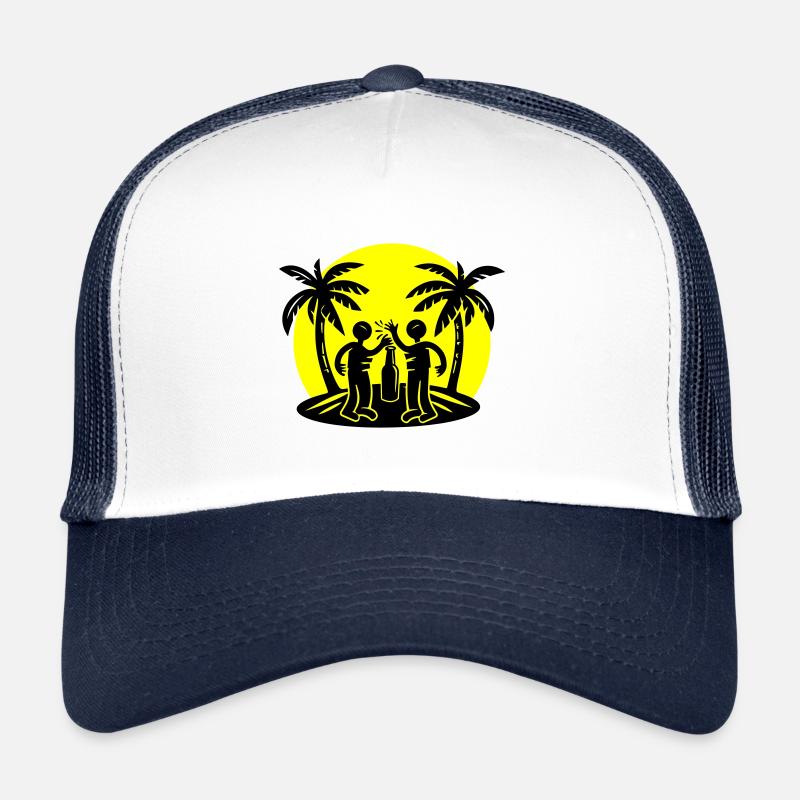 Insel Strand Party Drinking Trucker Cap