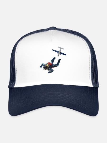 Skydiver - Trucker Cap - white/navy - Front