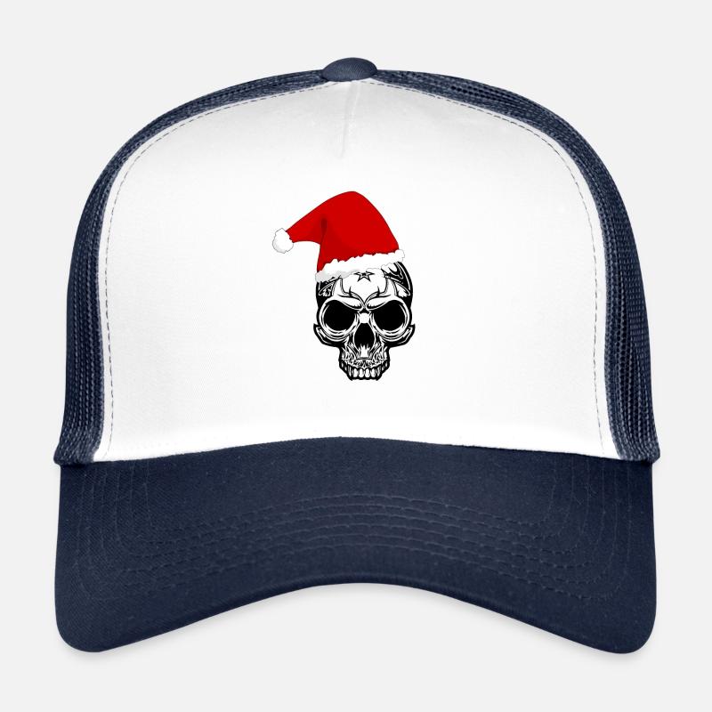 Skull and Crossbones Christmas Gift Trucker Cap