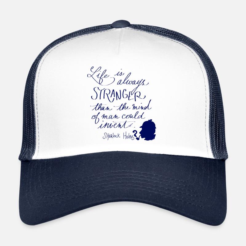 Das Leben ist immer fremd - Trucker Cap - Weiß/Navy