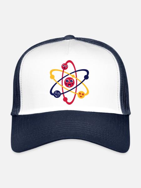 Cute Physics - Trucker Cap - white/navy - Front