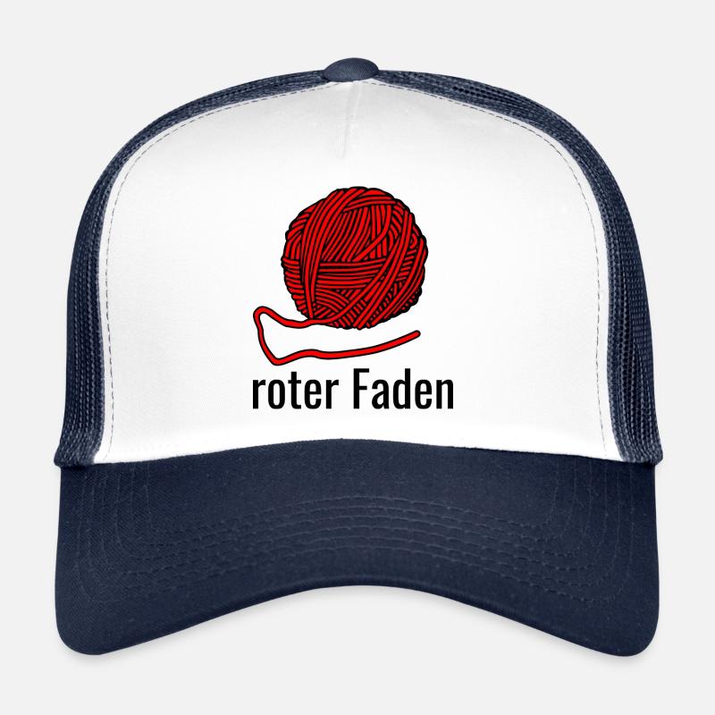 Roter Faden Trucker Cap