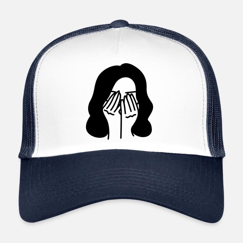 pleurs Casquette trucker 