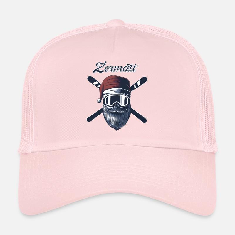 Zermatt Ski Sknowboard Trucker Cap