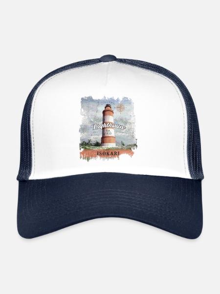 ISOKARI LIGHTHOUSE PRODUCTS FOR ALL AGES, See - Trucker Cap - white/navy - Front